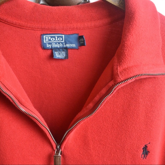 Polo by Ralph Lauren Half Zip Sweater Pull Over - Picture 6 of 8